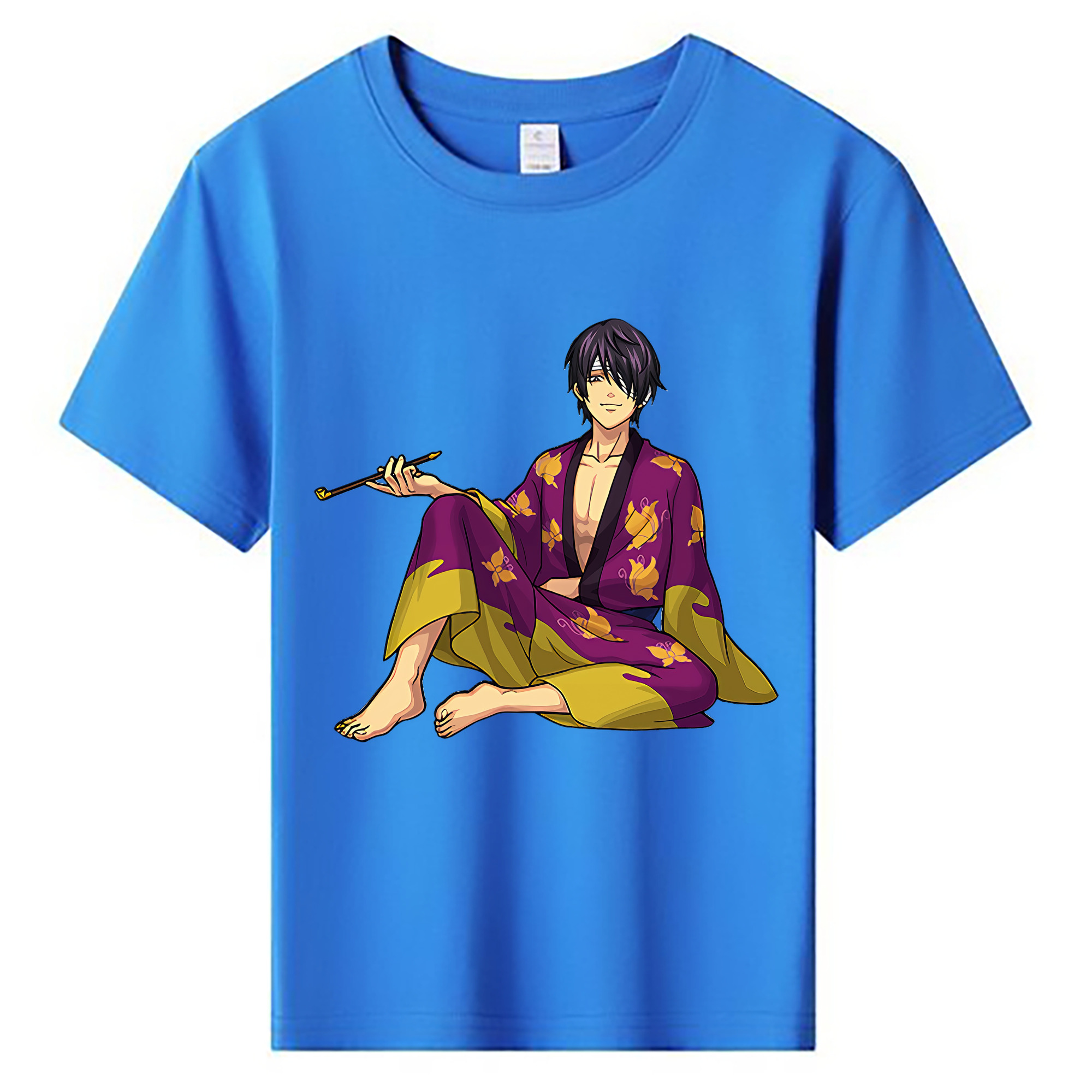 （画像用） ぎんたま 坂田銀時（さかたぎんとき） 神楽 志村新八（しむら しんぱち） GINTAMA Sakata Gintoki Kagura Shimura Shinpachi 綿100％キッズTシャツ（フロントプリント）